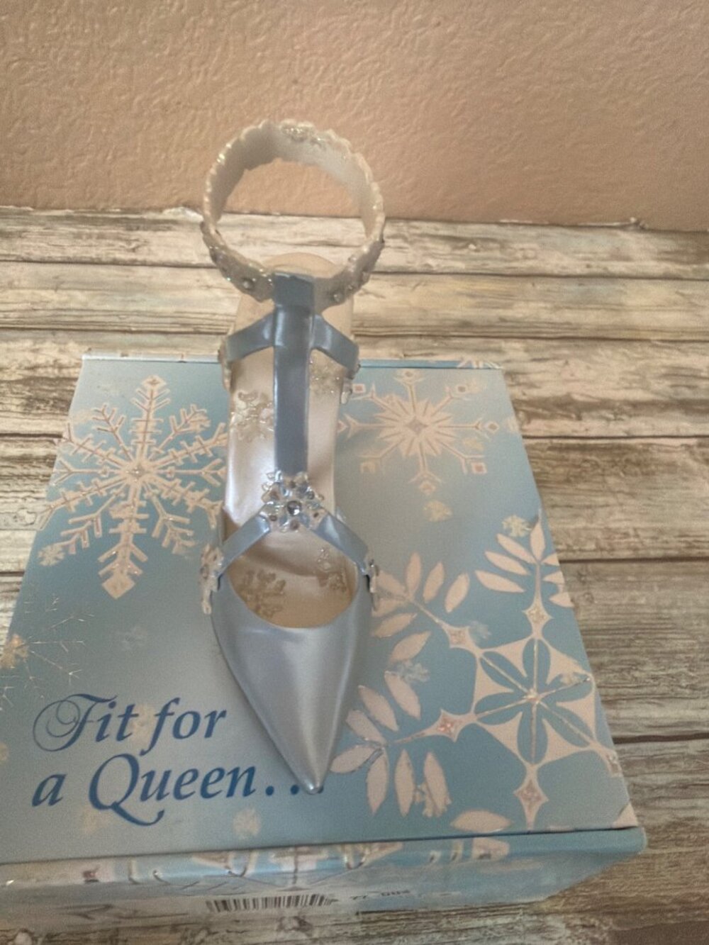 2004 Just the Right Shoe by Raine "Snow Queen" 25489 w/Box 4th Annual Christmas - Picture 4 of 13